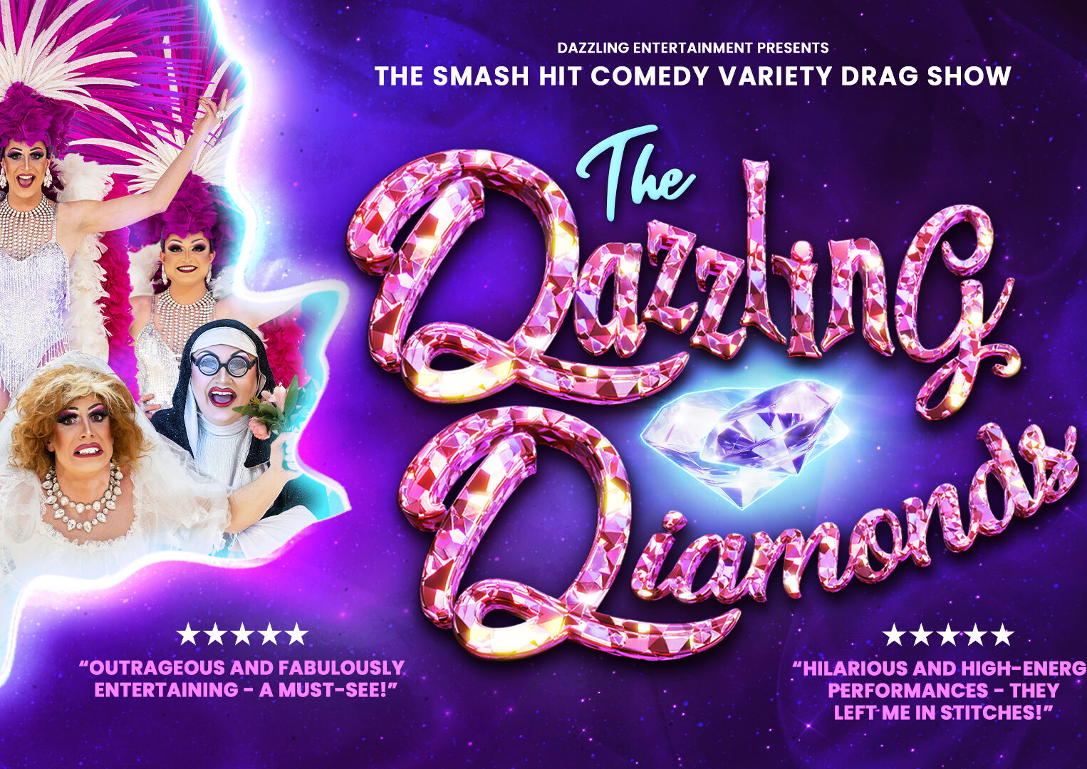Dazzling Diamonds – The Comedy Variety Drag Show