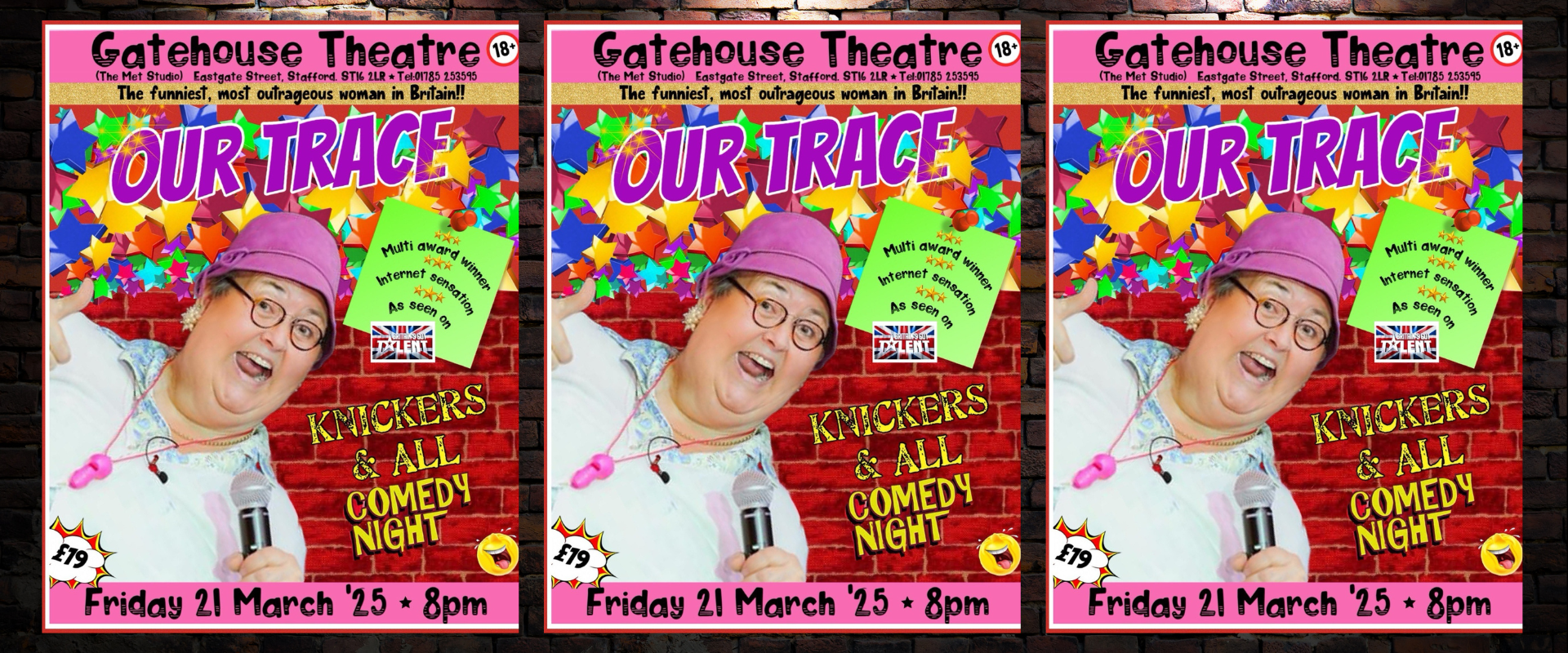 Our Trace Knickers & All Comedy Show