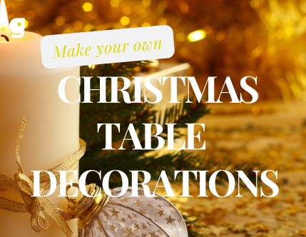 Christmas Table Decoration Making