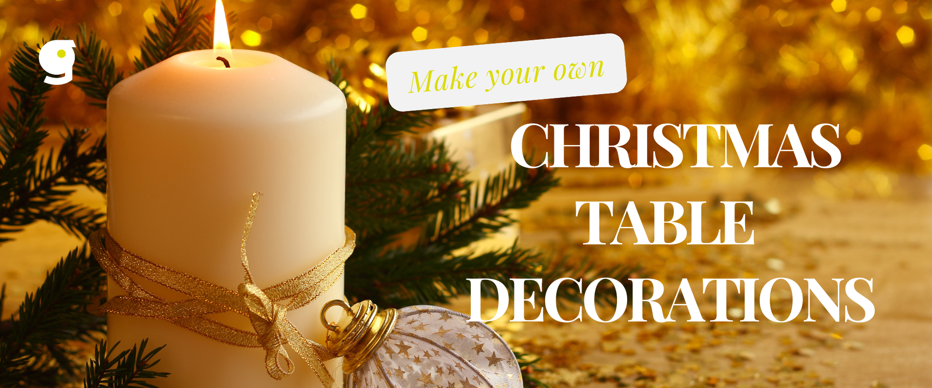 Christmas Table Decoration Making