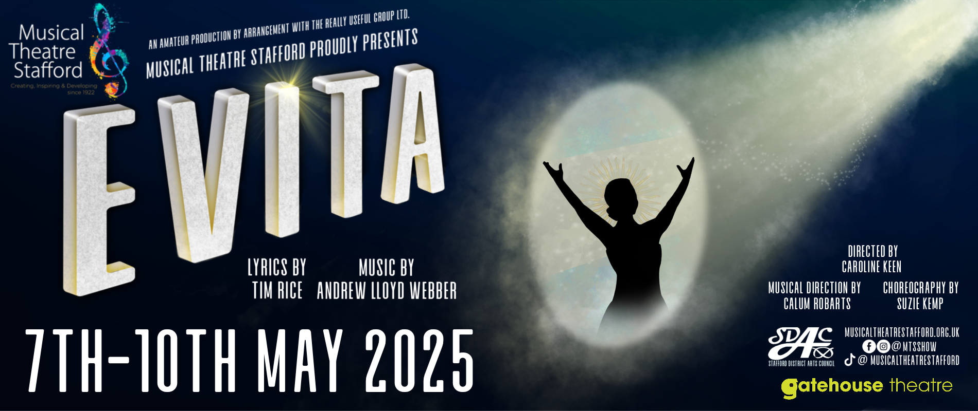 MUSICAL THEATRE STAFFORD PRESENTS EVITA